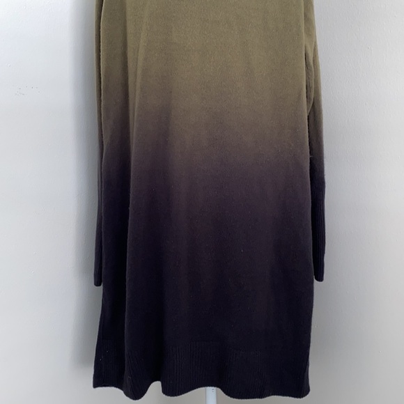 Adam Levine Ombré Olive to black cardigan - Picture 5 of 10